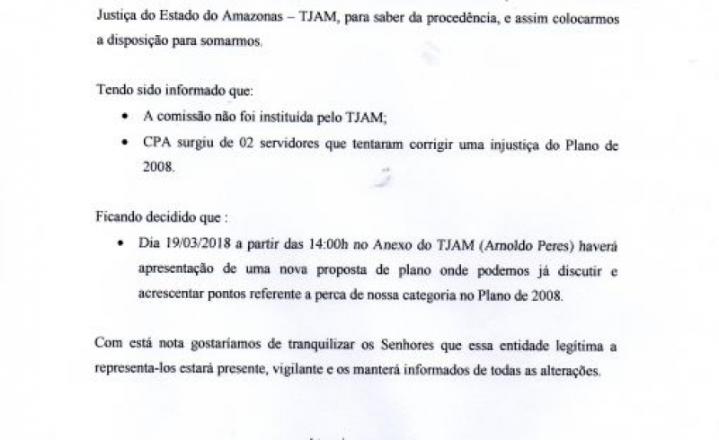 COMUNICADO PCSS